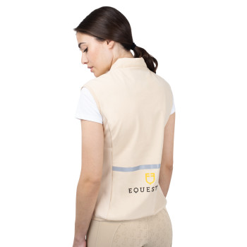 VESTE SANS MANCHES FEMME COUPE SLIM EN TISSU TECHNIQUE