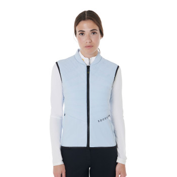 VESTE SANS MANCHES FEMME COUPE SLIM EN TISSU TECHNIQUE