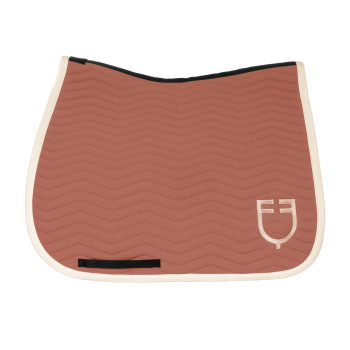 Tapis de selle de dressage matelassé à vagues en tissu technique EQUESTRO