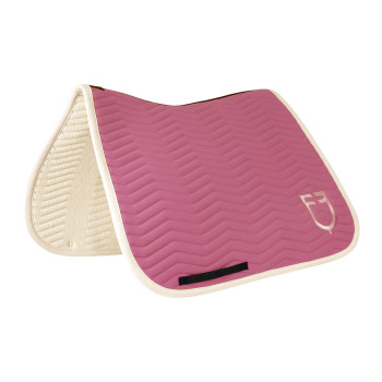 Tapis de selle de dressage matelassé à vagues en tissu technique EQUESTRO