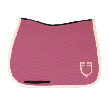 Tapis de selle de dressage matelassé à vagues en tissu technique EQUESTRO
