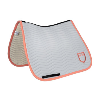 Tapis de selle de dressage matelassé à vagues en tissu technique EQUESTRO