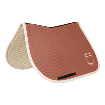 Tapis de selle matelassé à vagues en tissu technique EQUESTRO