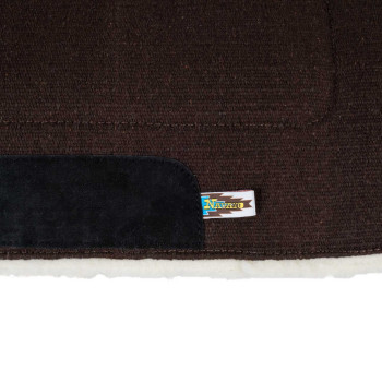 Tapis de selle Western Basic couleur unie