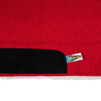 Tapis de selle Western Basic couleur unie