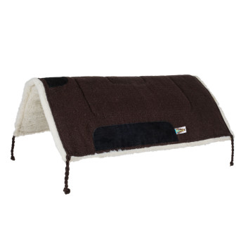 Tapis de selle Western Basic couleur unie