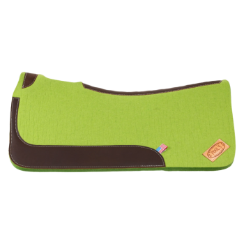 Tapis de selle western de Pool en feutre avec renforts en cuir