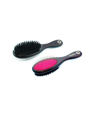 BROSSE À CRINIÈRE ET À QUEUE AVEC MANCHE