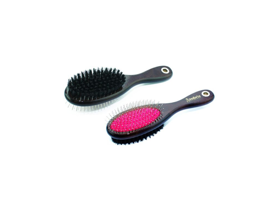 BROSSE À CRINIÈRE ET À QUEUE AVEC MANCHE