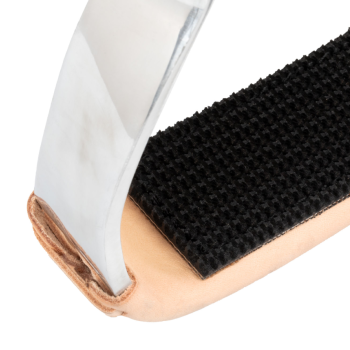 SUPPORT DE BARREL AVEC BANQUETTE RECOUVERTE DE CUIR POOL'S