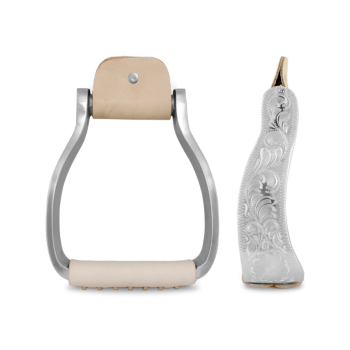 STAFFE WESTERN MOULÉES EN ALUMINIUM DÉCORÉES POOL'S