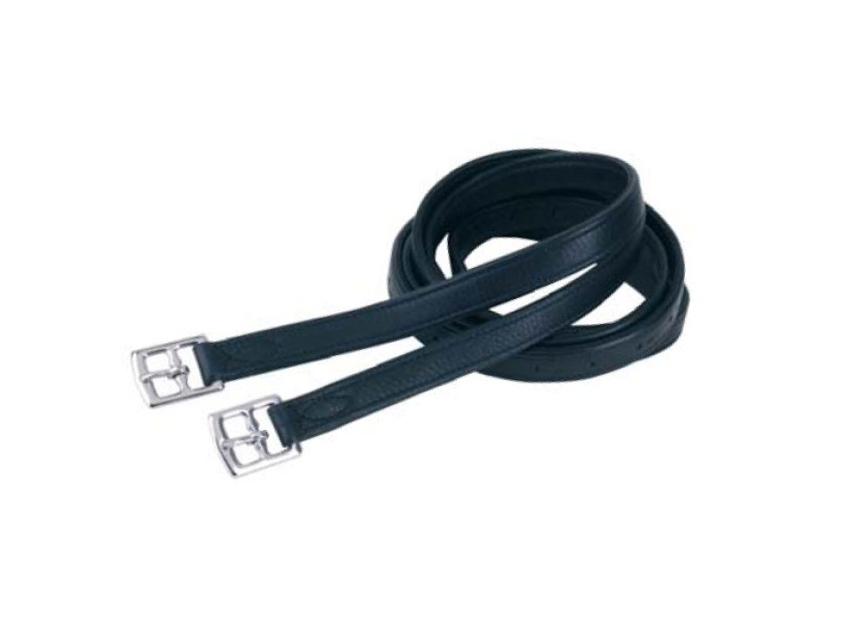 Étrivières doublées de cuir