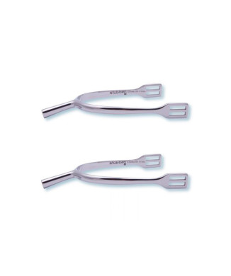 ÉPERONS ALLEMANDS POUR HOMMES STUBBEN, 35 MM, SANS ROUE (1 PAIRE)