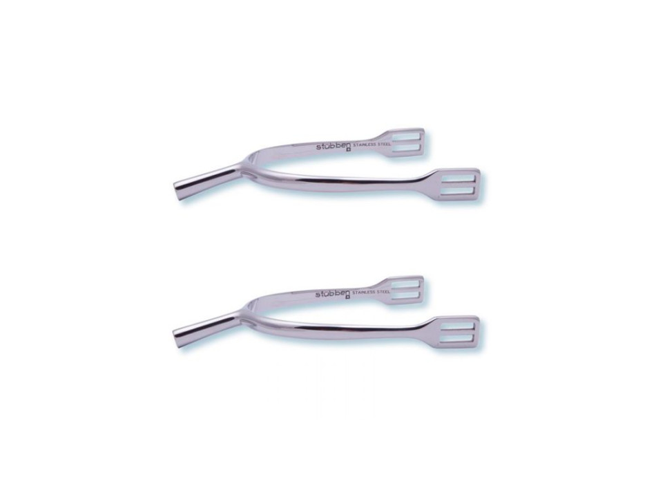 ÉPERONS ALLEMANDS POUR HOMMES STUBBEN, 35 MM, SANS ROUE (1 PAIRE)