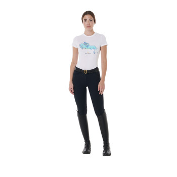 T-SHIRT FEMME COUPE SLIM IMPRIMÉ JUMP