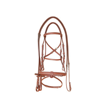 TÊTE AVEC RÊNES ET COUTURES CONTRASTÉES