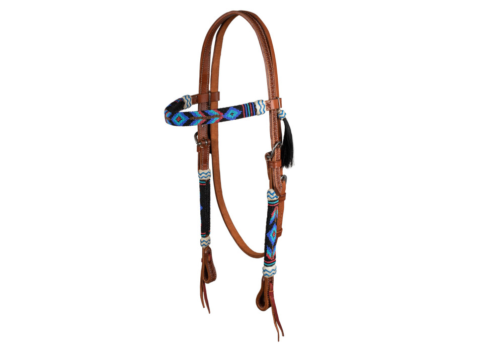 TÊTE DE LIT WESTERN DE POOL AVEC DÉCORATIONS NAVAJO