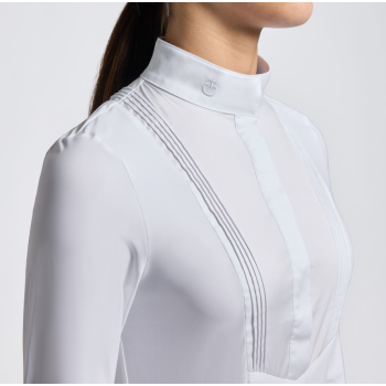 Camicia da bambina a maniche lunghe CAVALLERIA TOSCANA