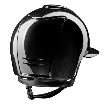 Casco Equitazione Cromo 2.0 / Shine Nero / Visiera Polo Large