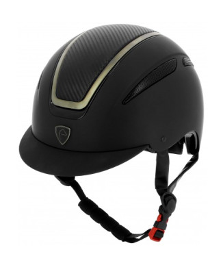 Casque mat top carbone EQUITHÈME - Agris