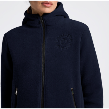 Felpa con cappuccio in fleece tecnino da donna CAVALLERIA TOSCANA 