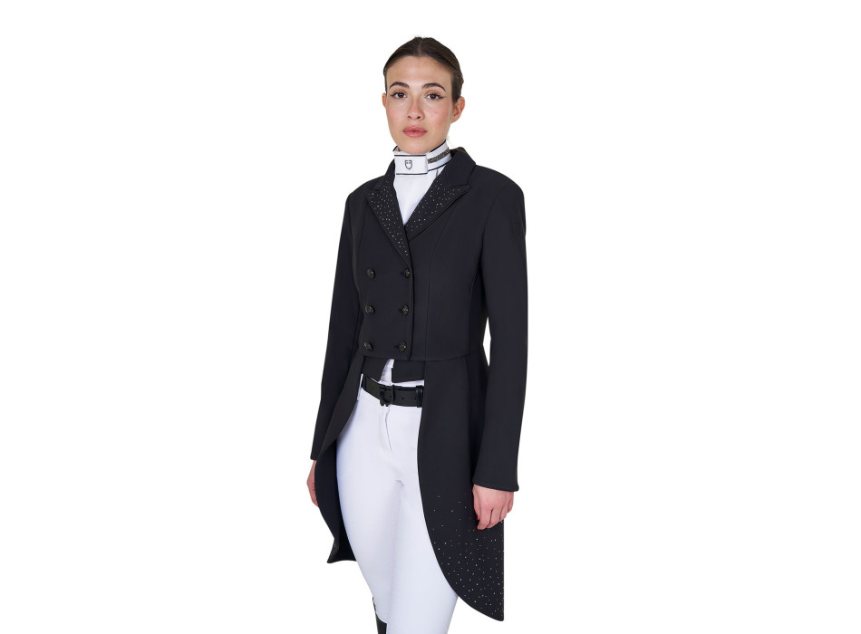 Frac donna in tessuto tecnico con strass EQUESTRO