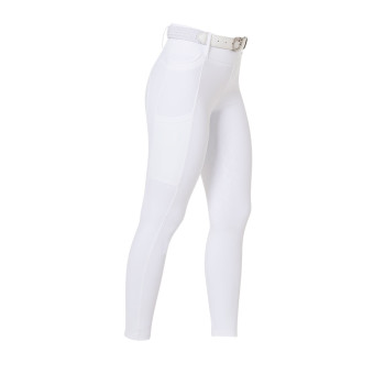 Leggings donna a vita alta con passanti EQUESTRO