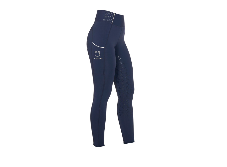 Leggings donna slim fit con strass EQUESTRO