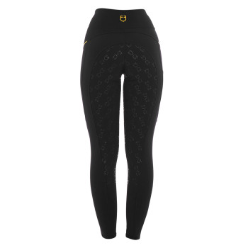 Leggings donna slim fit inserti micro mesh EQUESTRO