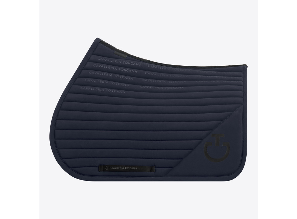 Logo Print Jersey Jumping Saddle Pad