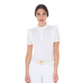 POLO CONCORSO DONNA SLIM FIT CON ROUCHES