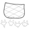 SET sottosella e cuffietta DHN velluto da SALTO realizzato a mano e personalizzabile