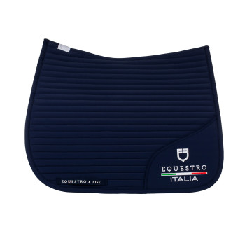 Sottosella dressage con logo ricamato Equestro X FISE