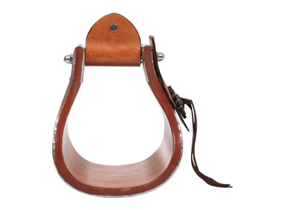 STAFFE WESTERN IN METALLO E LEGNO CON INSERTI IN CUOIO POOL'S