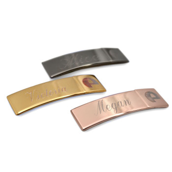 Targhetta Nome Color Argento