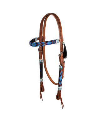 TESTIERA WESTERN CON DECORAZIONI NAVAJO POOL'S